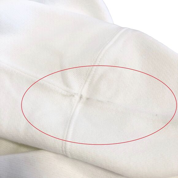 Champion Reverse Weave White Crewneck Sweatshirt Mens Medium Never Been Worn - Picture 7 of 11